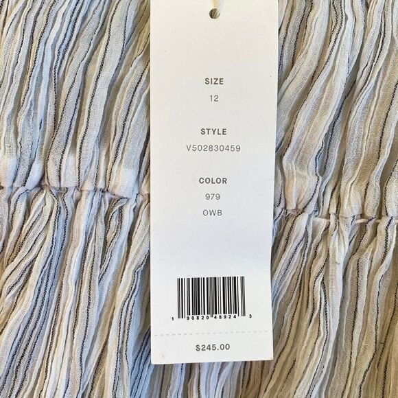 Vince NWT Cotton Chiffon Skirt Layered Kawaii Sailor Moon Coquette Luxe Size 12 - Picture 6 of 7